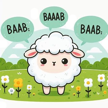 Sheep saying BAAAB